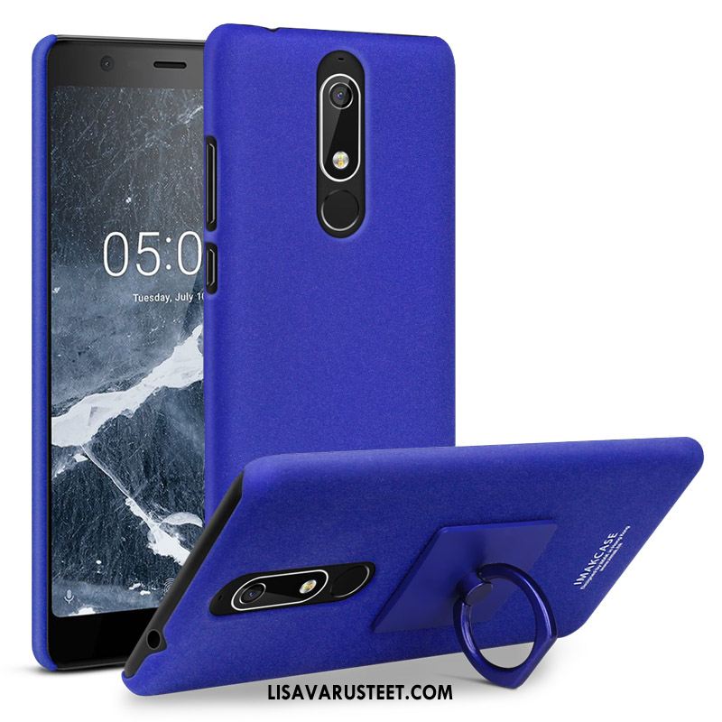 Nokia 5.1 Kuoret Kova Rengas Suojaus Murtumaton Sininen Kuori Halvat