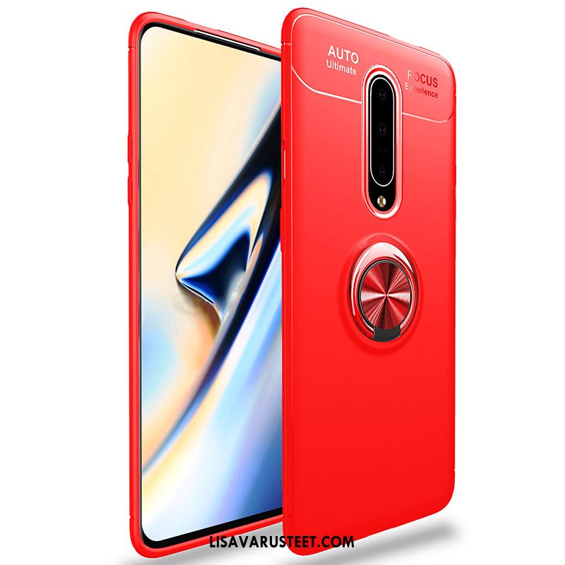 Oneplus 7 Pro Kuoret Punainen Silikoni Suojaus Murtumaton Kuori Verkossa