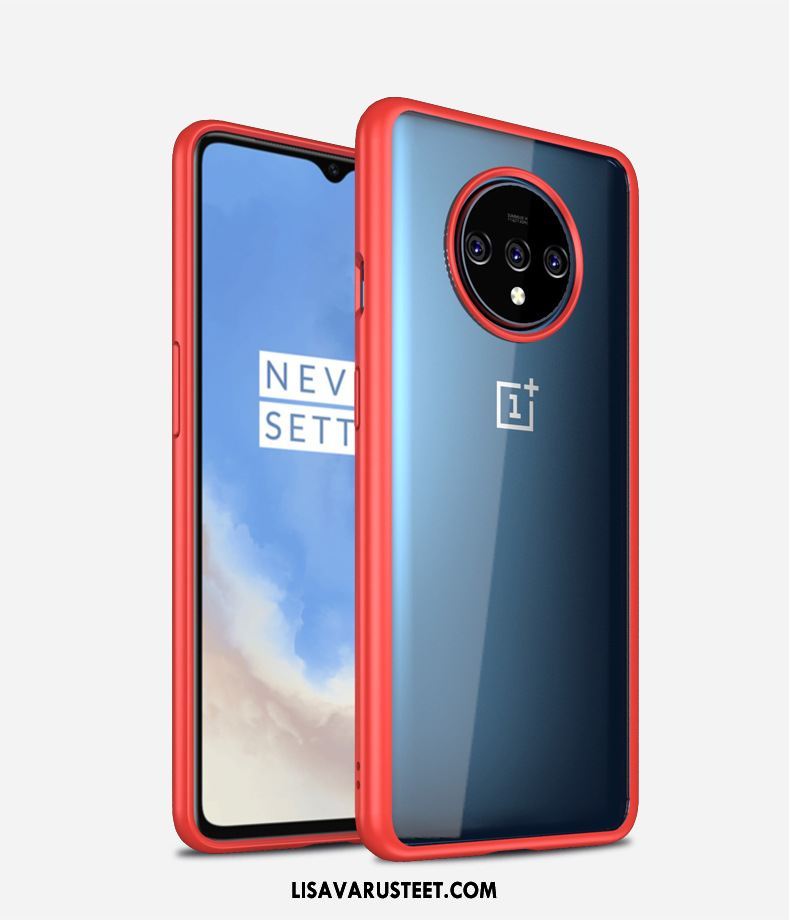 Oneplus 7t Kuoret Pehmeä Neste All Inclusive Persoonallisuus Punainen Luova Tarjous