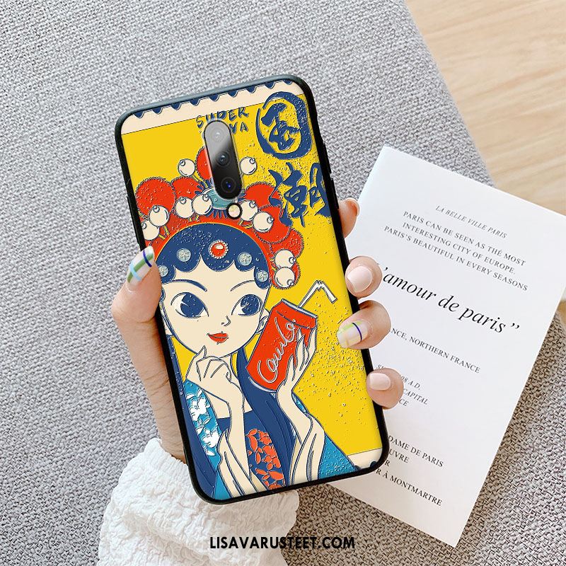 Oneplus 8 Kuoret All Inclusive Silikoni Pesty Suede Kohokuviointi Uusi Verkossa