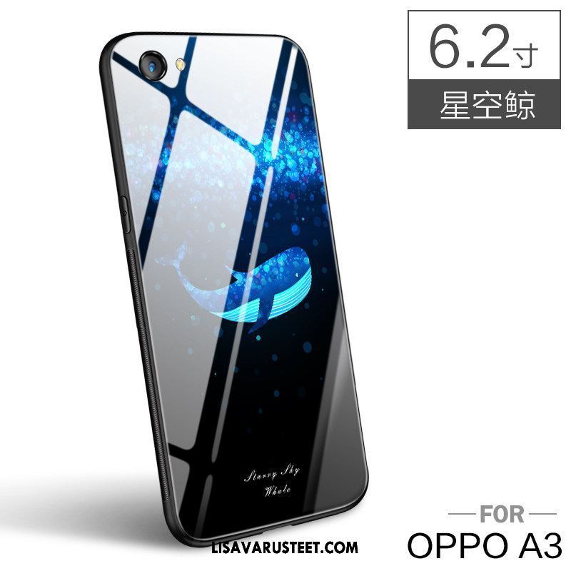 Oppo A3 Kuoret Kuori Persoonallisuus Sininen Kotelo Trendi Osta