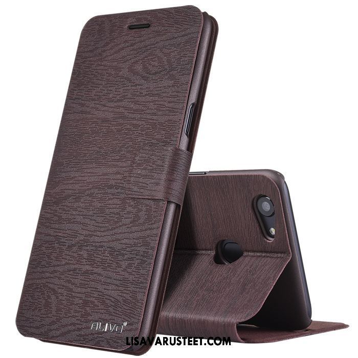 Oppo A83 Kuoret Suojaus Pesty Suede Kova Simpukka Murtumaton Kuori Verkossa