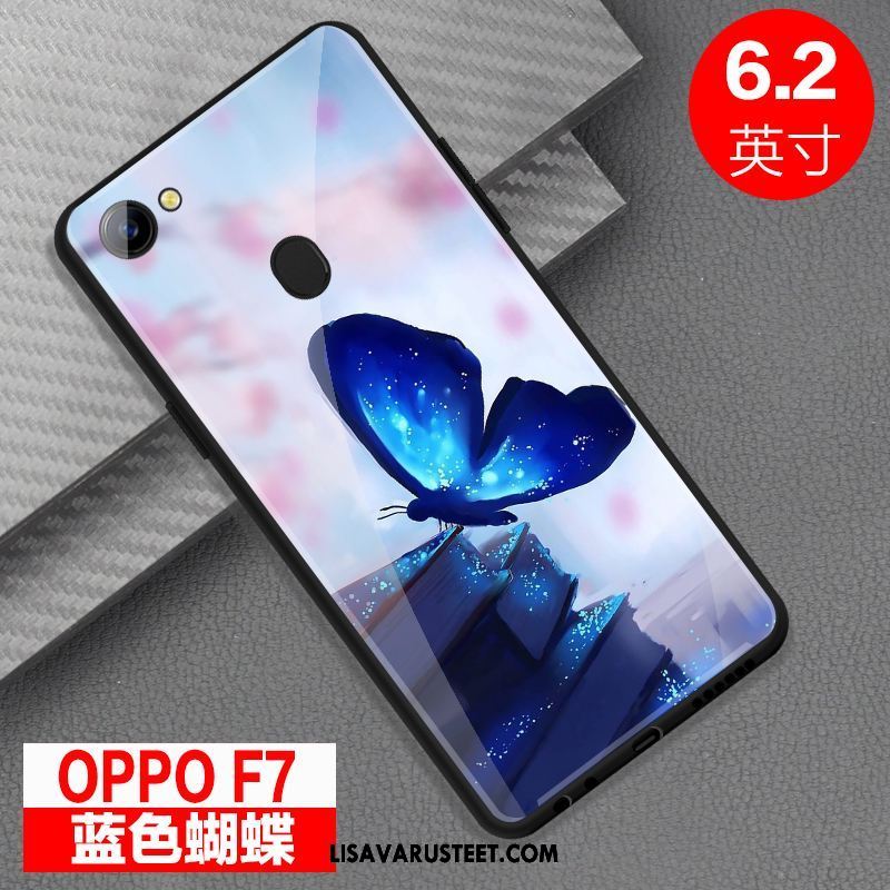 Oppo F7 Kuoret Persoonallisuus Suojaus Kotelo Lasi Murtumaton Myynti