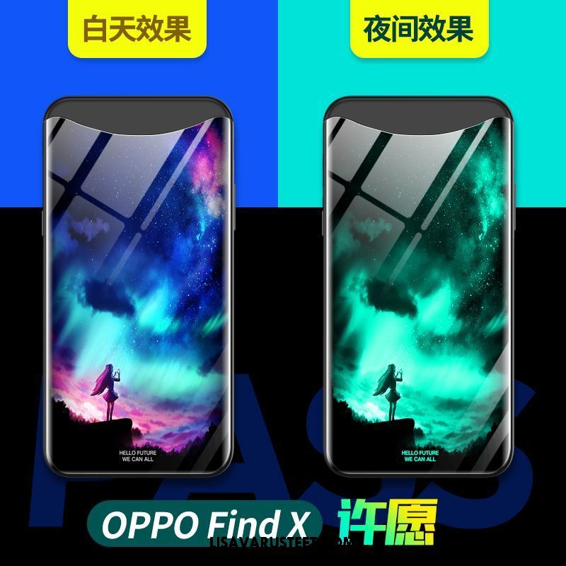 Oppo Find X Kuoret Ultra Lasi Luova Kuori Murtumaton Halvat