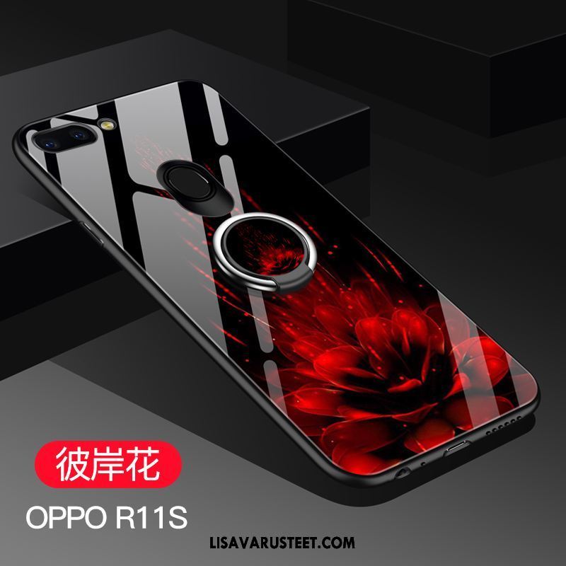 Oppo R11s Kuoret Lasi Kuori Pesty Suede All Inclusive Trendi Osta