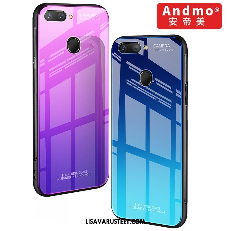 Oppo R15 Kuoret Murtumaton Violetti Persoonallisuus All Inclusive Lasi Kuori Myynti