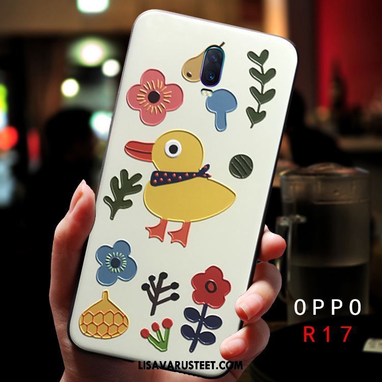 Oppo R17 Kuoret Silikoni Kuori Ihana Kustannukset Pesty Suede Myynti