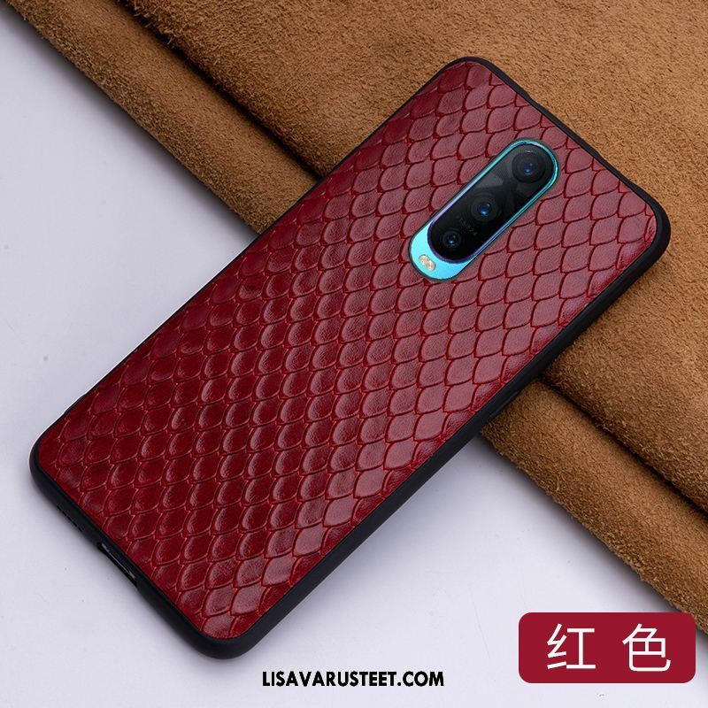 Oppo R17 Pro Kuoret Murtumaton Ylellisyys Puhelimen Aito Nahka Tila Verkossa