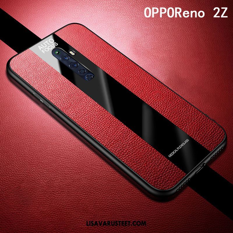 Oppo Reno 2 Z Kuoret Murtumaton Karkaisu Nahkakotelo All Inclusive Silikoni Osta