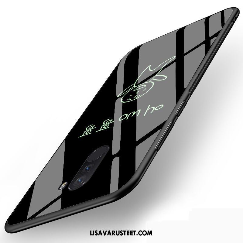 Pocophone F1 Kuoret Musta Kotelo Puhelimen Kirkas Murtumaton Kuori Myynti