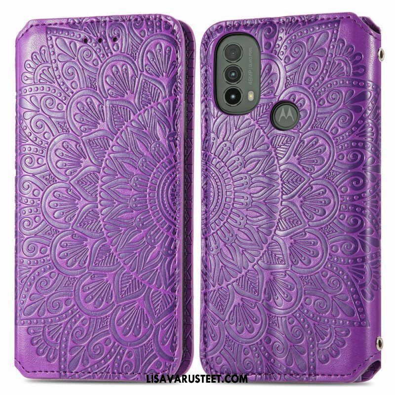 Puhelinkuoret Moto E40 / E30 / E20 Kotelot Flip Mandala