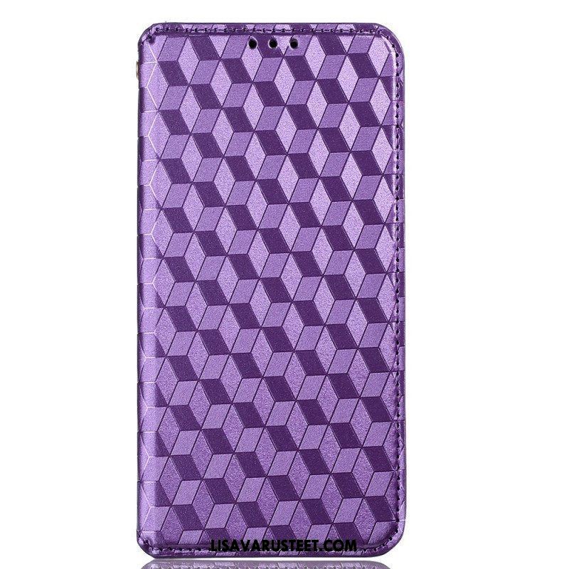 Puhelinkuoret OnePlus 10 Pro 5G Kotelot Flip Timanttinahkaefekti