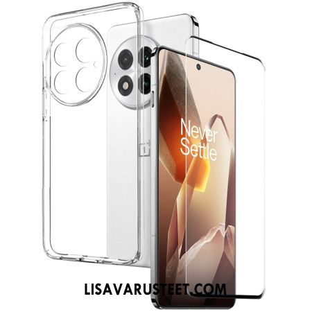 Puhelinkuoret Oneplus 13 2-in-1 Kirkas Näytönsuoja Karkaistulla Lasilla