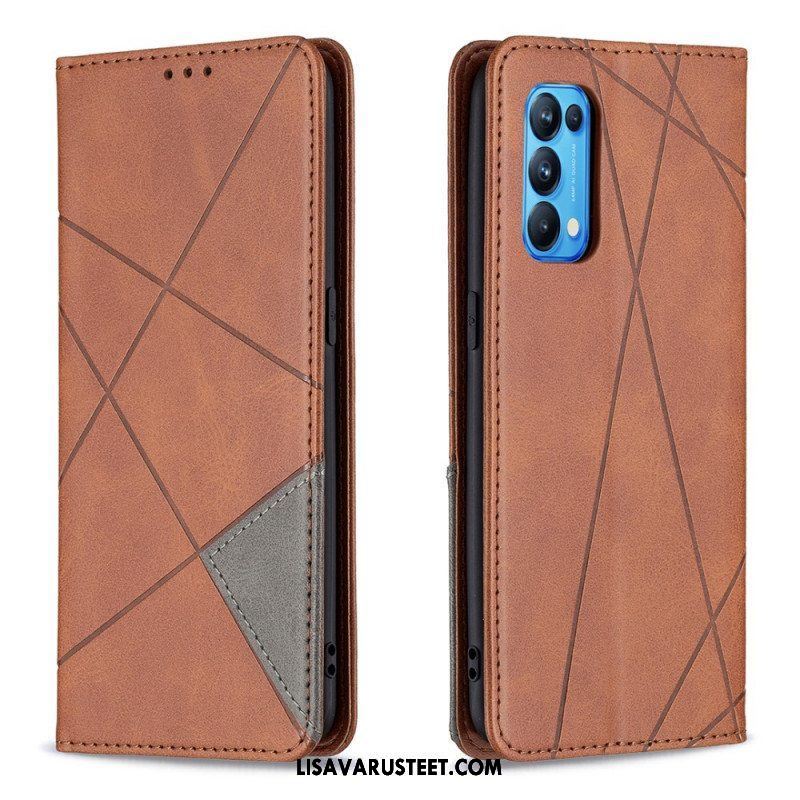 Puhelinkuoret Oppo Find X3 Lite Kotelot Flip Taiteilija Tyyli