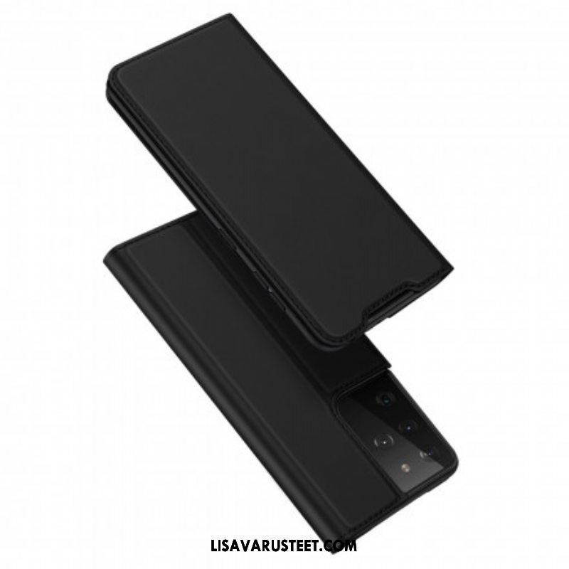 Puhelinkuoret Samsung Galaxy S21 Ultra 5G Kotelot Flip Skin Pro Dux Ducis