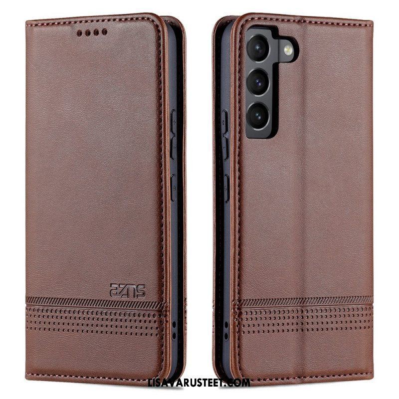 Puhelinkuoret Samsung Galaxy S22 5G Kotelot Flip Azns-nahkamuotoilu