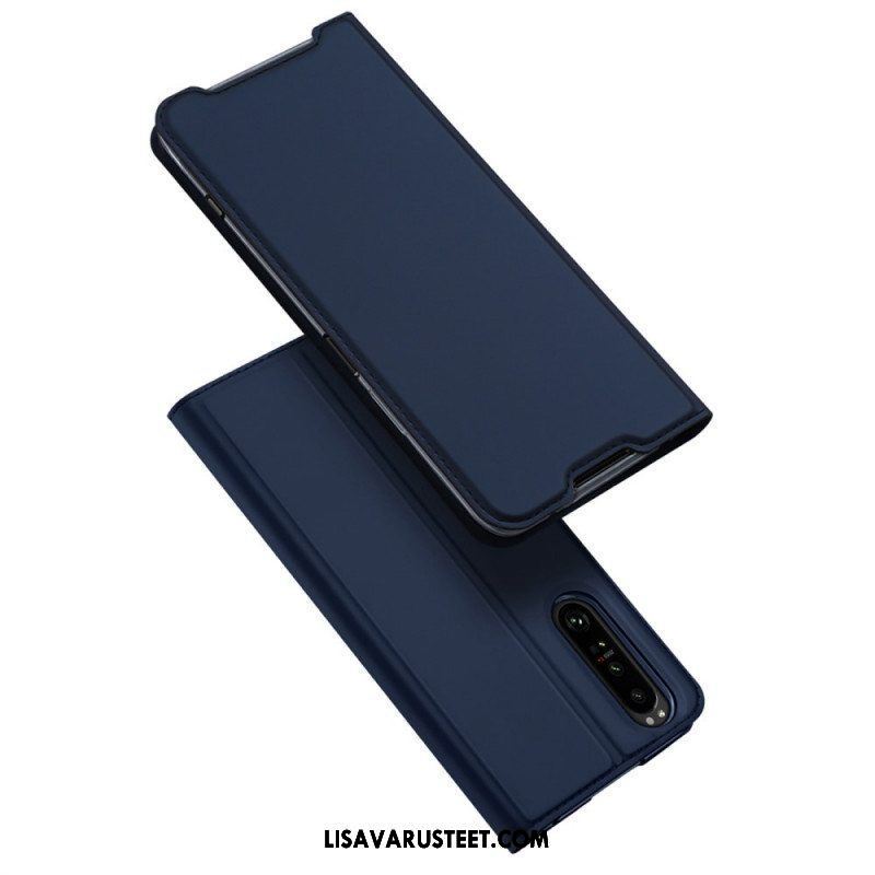 Puhelinkuoret Sony Xperia 1 IV Kotelot Flip Skin Pro Series Dux Ducis