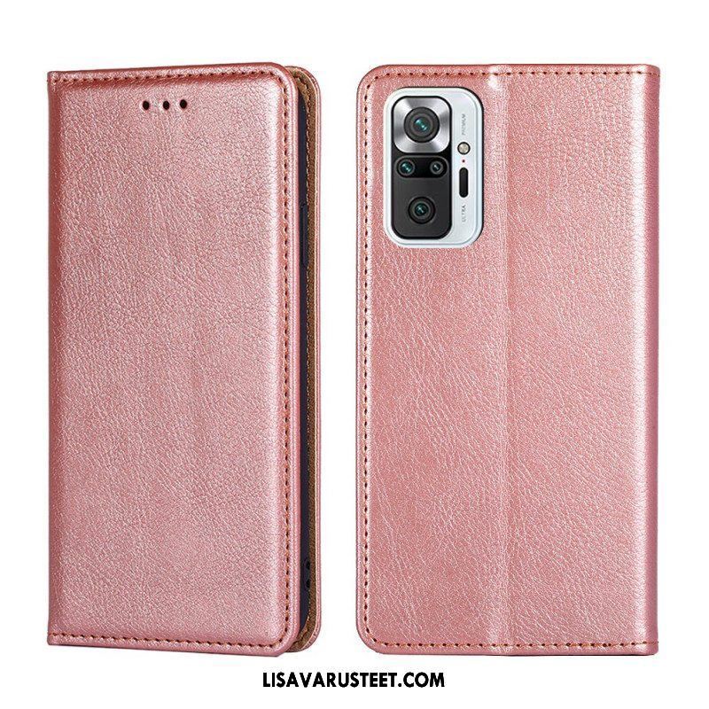 Puhelinkuoret Xiaomi Redmi Note 10 Pro Kotelot Flip Vintage Nahkatyyli