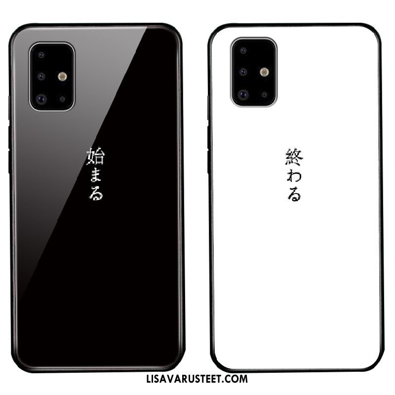 Samsung Galaxy A51 Kuoret Kotelo Suojaus Tähti Musta Murtumaton Kuori Halpa