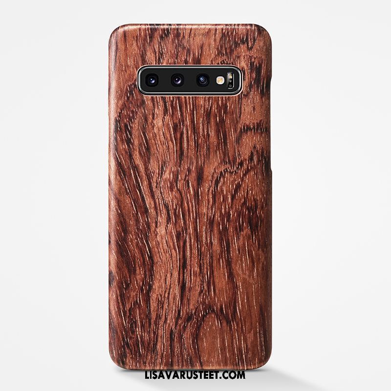 Samsung Galaxy S10+ Kuoret Ohut Kotelo Pesty Suede Kuori Ultra Osta