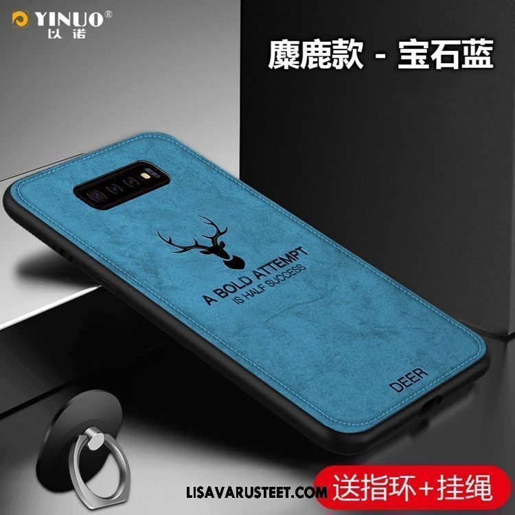 Samsung Galaxy S10 Kuoret Yksinkertainen Sininen Suojaus Murtumaton Kova Kuori Halpa