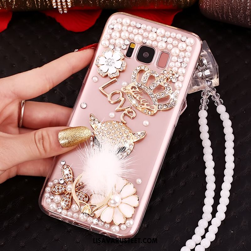 Samsung Galaxy S8 Kuoret Kuori Suojaus Silikoni Puhelimen Rhinestone Inlay Netistä