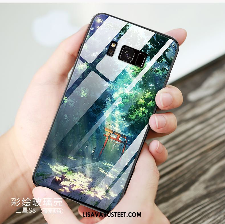 Samsung Galaxy S8 Kuoret Suojaus Puhelimen Silikoni Murtumaton Lasi Myynti