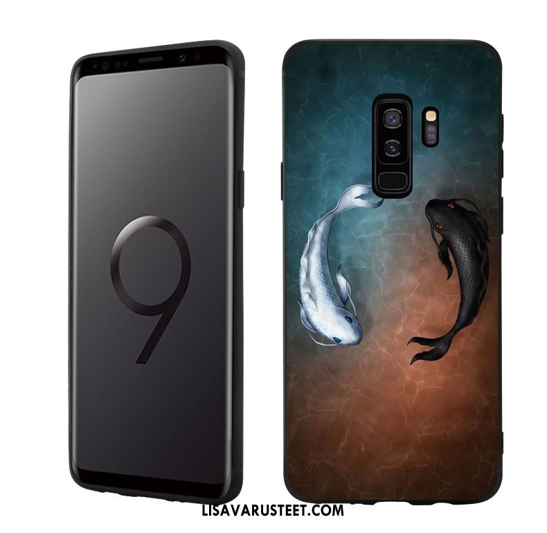 Samsung Galaxy S9+ Kuoret Pehmeä Neste Punainen Silikoni Puhelimen Musta Kuori Osta