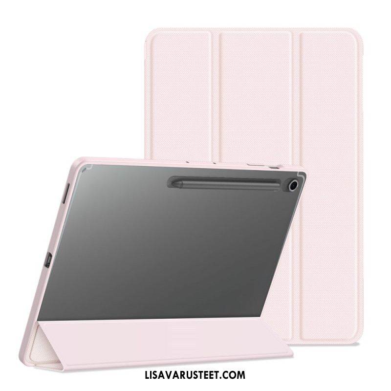 Samsung Galaxy Tab S10 Fe Plus Kolmipaneelinen Läpinäkyvä Takaosa