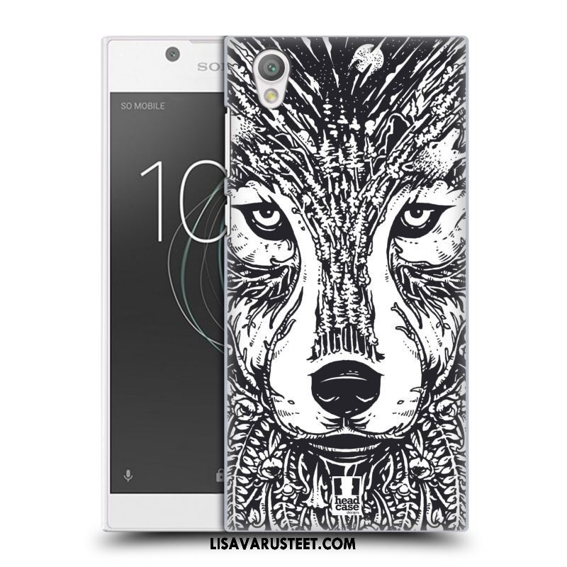 Sony Xperia L1 Kuoret Puhelimen Kissa Leijona Musta Kuori Halvat