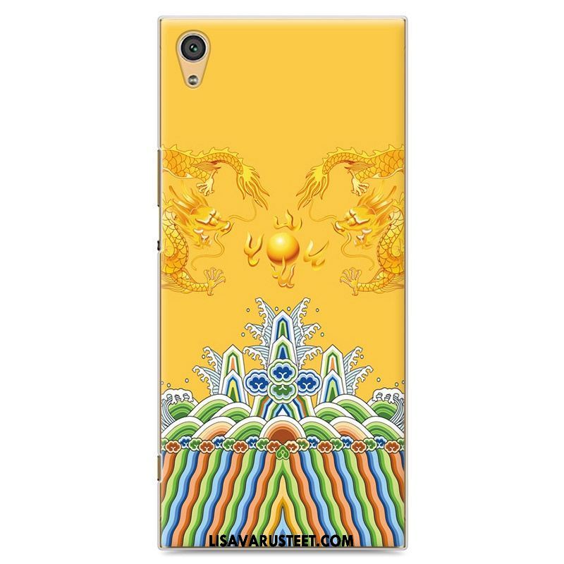 Sony Xperia Xa1 Kuoret Kotelo Puhelimen Keltainen Rakastunut Suojaus Verkossa