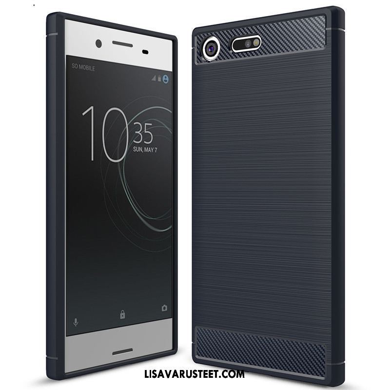 Sony Xperia Xz Premium Kuoret Yksinkertainen Musta Murtumaton Silikoni Liiketoiminta Kuori Osta