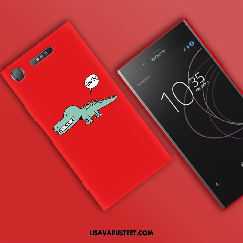 Sony Xperia Xz1 Kuoret Murtumaton All Inclusive Kotelo Punainen Suojaus Osta