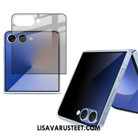 Vakoilunestoinen Karkaistusta Lasisesta Takasuojasta Samsung Galaxy Z Flip 7
