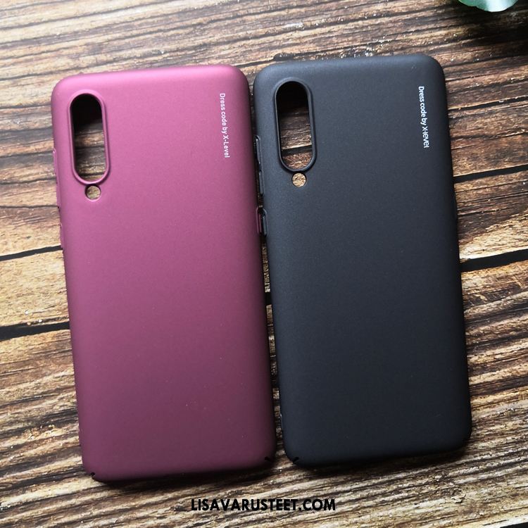 Xiaomi Mi 9 Lite Kuoret Tuntea Pesty Suede Musta Kuori Kotelo Halvat