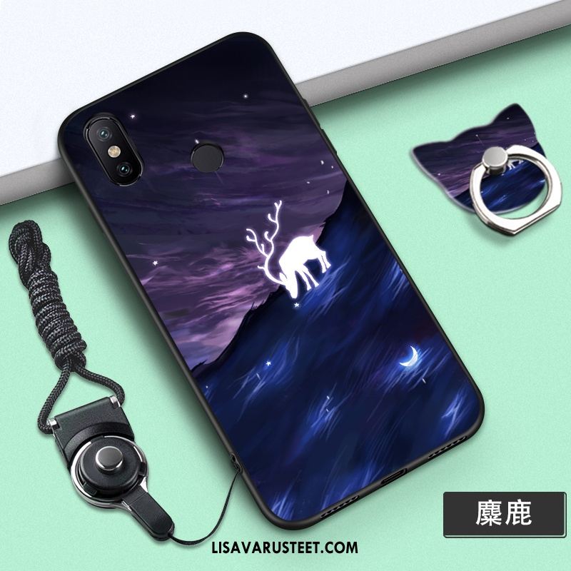 Xiaomi Mi Max 3 Kuoret Tummansininen Pehmeä Neste L Persoonallisuus Musta Tarjous