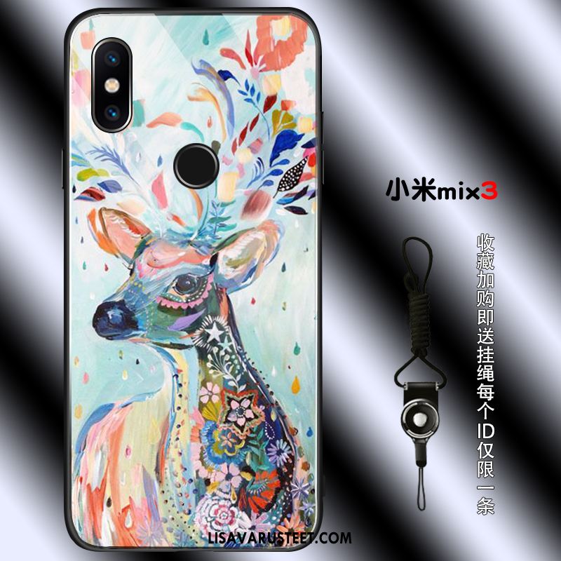 Xiaomi Mi Mix 3 Kuoret Net Red Kukkakuvio Kotelo Kuori Vihreä Halvat