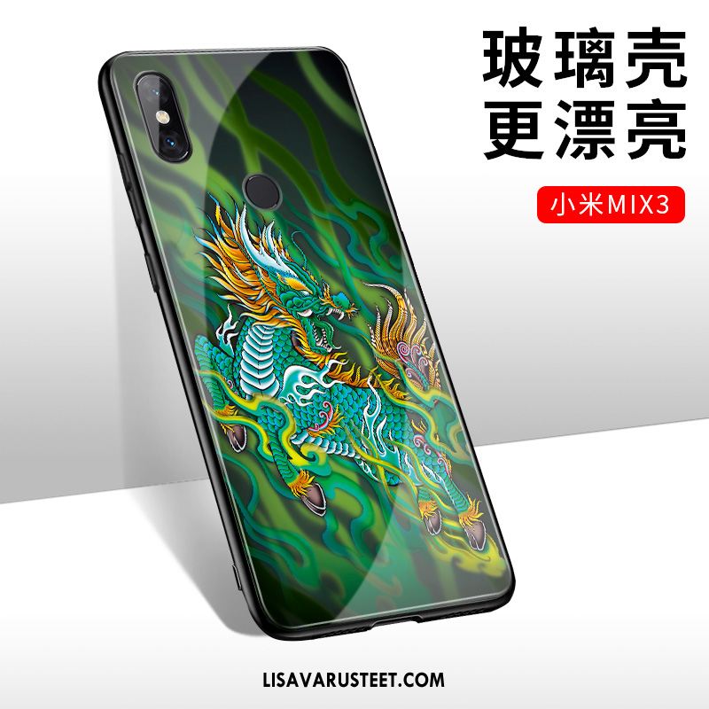 Xiaomi Mi Mix 3 Kuoret Pehmeä Neste Suojaus Kiinalainen Tyyli Lasi Murtumaton Myynti