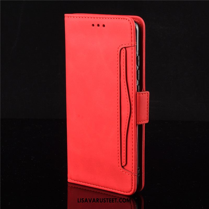 Xiaomi Mi Note 10 Lite Kuoret Salkku Nahkakotelo Punainen Pieni Kuori Osta