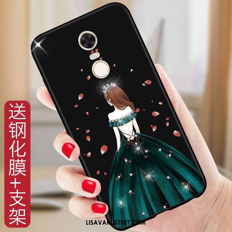 Xiaomi Redmi 5 Kuoret Kuori Silikoni Pehmeä Neste Kotelo Musta Myynti