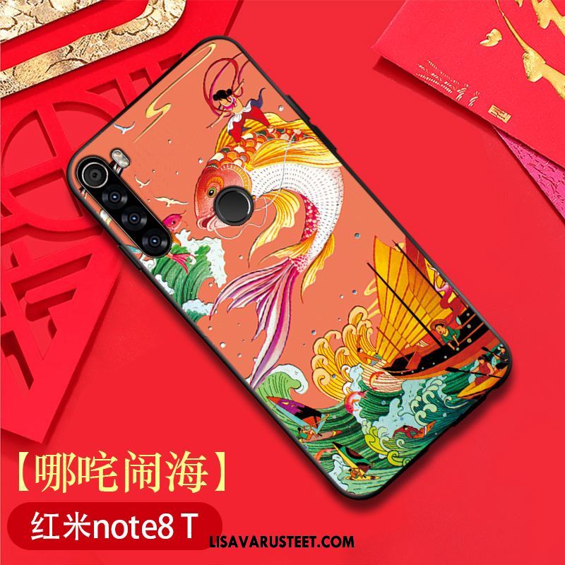 Xiaomi Redmi Note 8t Kuoret Ohut Suojaus Murtumaton Punainen Kuori Verkossa