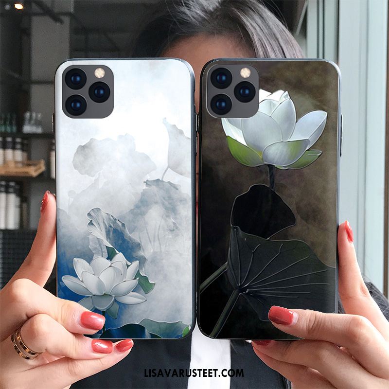 iPhone 11 Pro Kuoret Kuori Vuosikerta Kotelo Taide Kukka Halvat