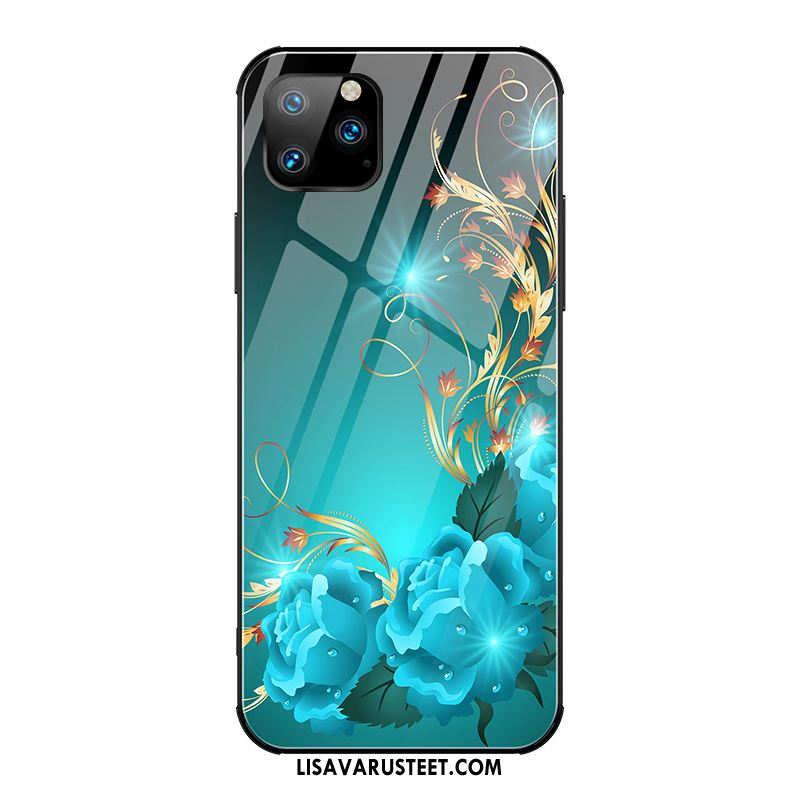 iPhone 11 Pro Max Kuoret Persoonallisuus All Inclusive Lasi Sininen Ohut Kuori Myynti