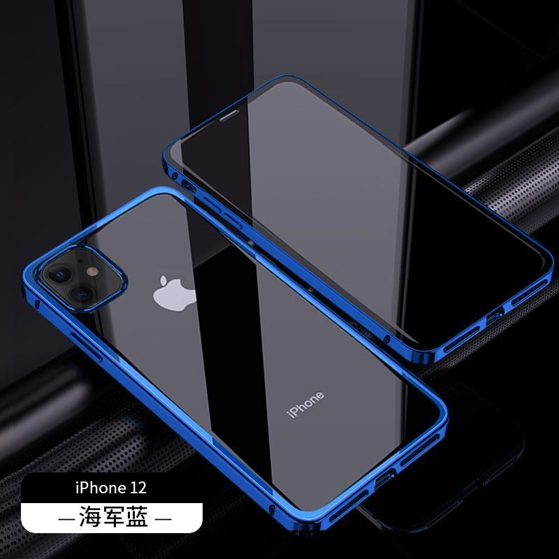 iPhone 12 Kuoret Lasi Sininen Murtumaton Ylellisyys Magneettinen Osta