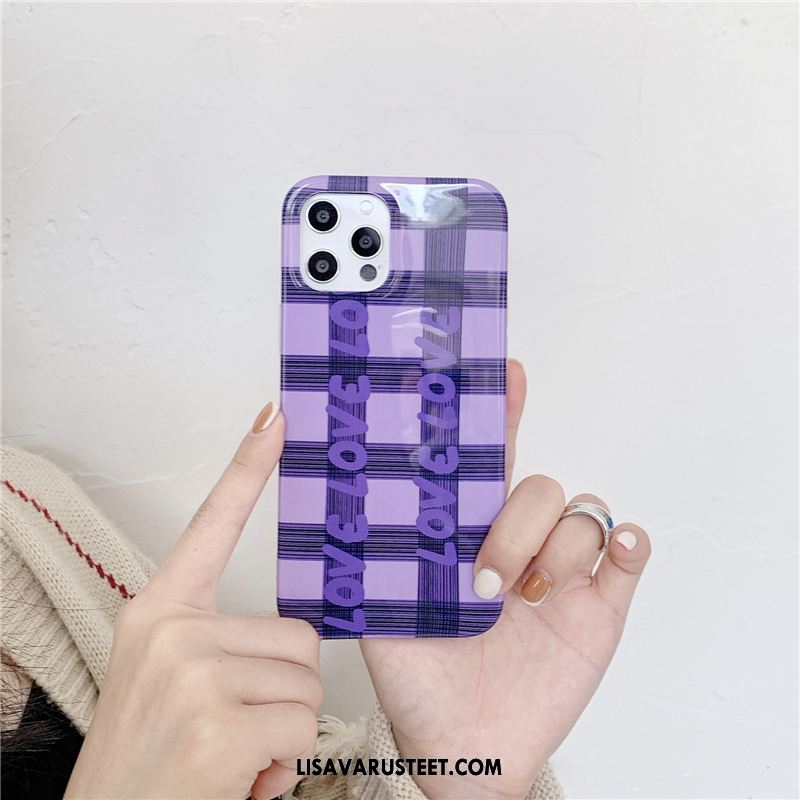 iPhone 12 Pro Max Kuoret Puhelimen Kotelo Violetti Suojaus Trendi Halvat