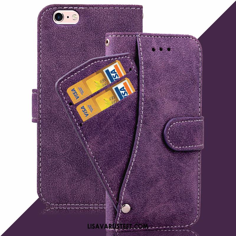 iPhone 6 / 6s Kuoret Puhelimen Kotelo Violetti Nahkakotelo Murtumaton Kauppa