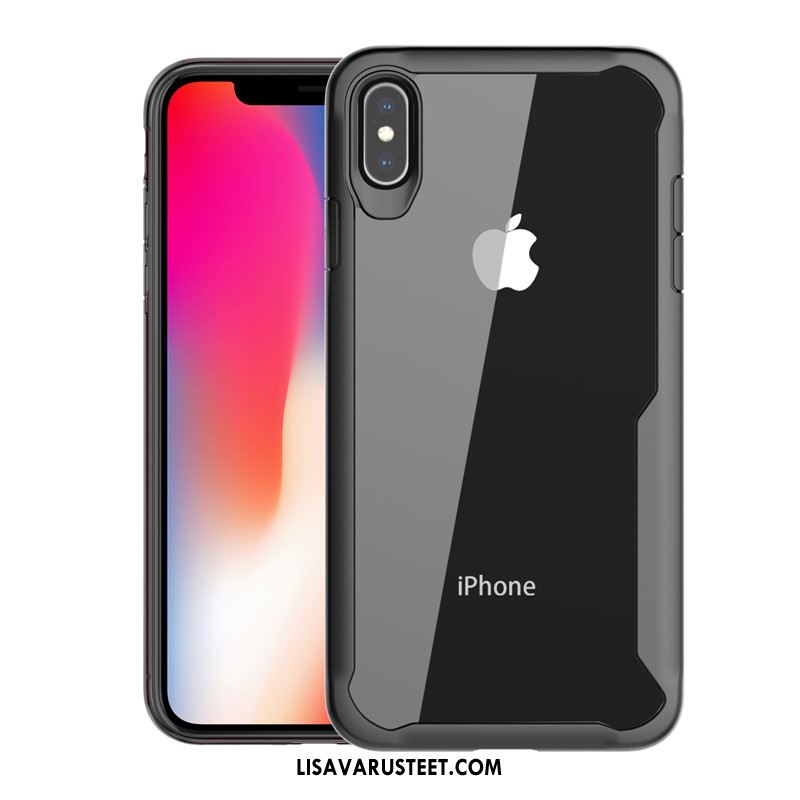 iPhone Xs Kuoret Liiketoiminta All Inclusive Musta Pehmeä Neste Läpinäkyvä Verkossa