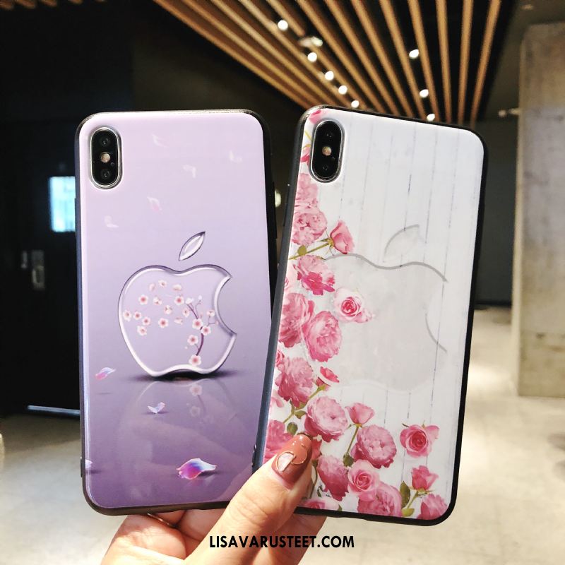 iPhone Xs Max Kuoret Kotelo Pehmeä Neste Kuori Uusi Jauhe Verkossa