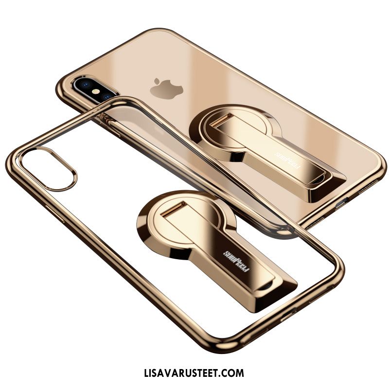 iPhone Xs Max Kuoret Puhelimen Silikoni Läpinäkyvä Tuki Murtumaton Osta
